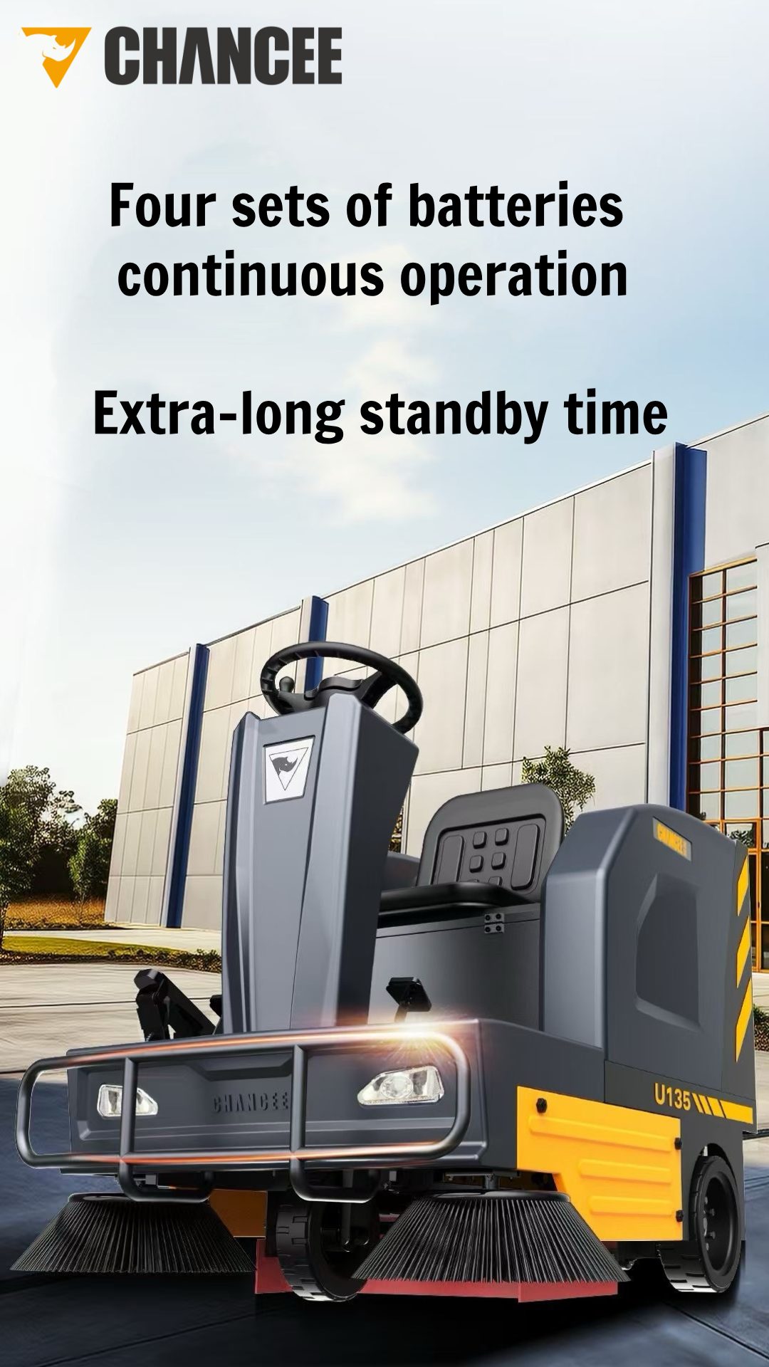 Chancee Sweeper Helps Factories Improve Cleaning Efficiency